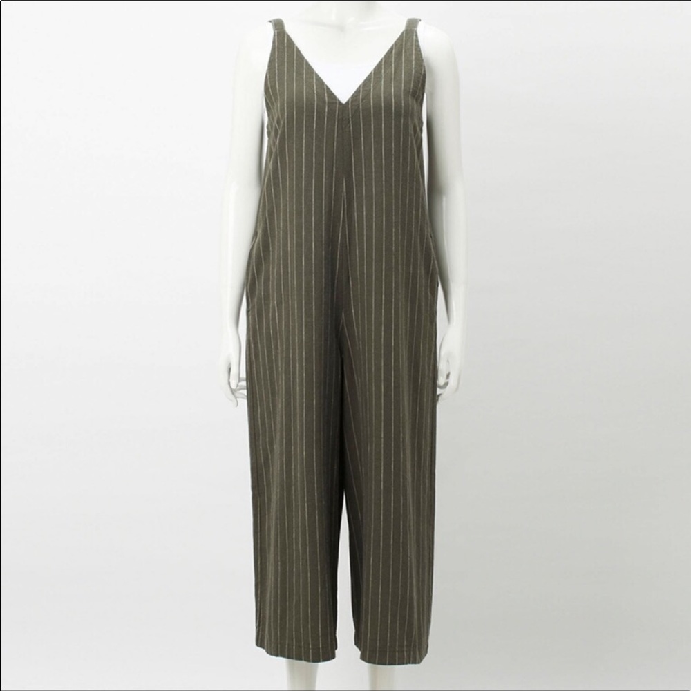 Uniqlo Linen Rayon Jumpsuit